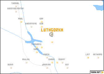 map of Luth Gorkh