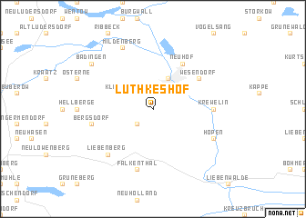 map of Lüthkeshof