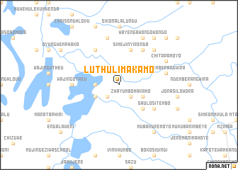 map of Luthuli Makamo