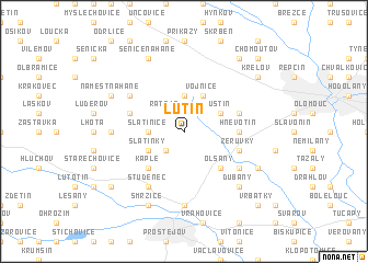 map of Lutín