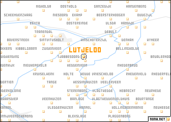 map of Lutjeloo
