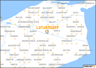 map of Lütjendorf