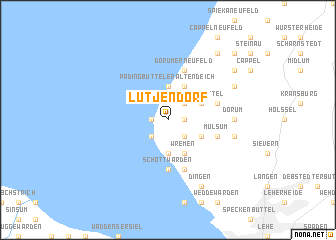 map of Lütjendorf