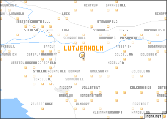 map of Lütjenholm