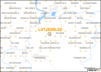 map of Lütjewolde