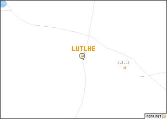 map of Lutlhe
