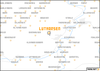 map of Lütmarsen