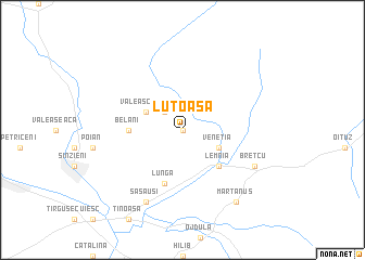 map of Lutoasa