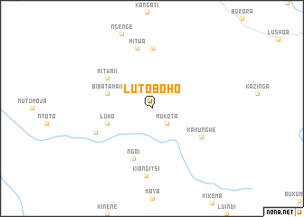 map of Lutoboho