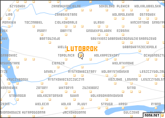 map of Lutobrok