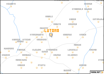 map of Lutoma