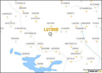 map of Lutoma