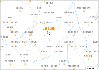 map of Lutoma