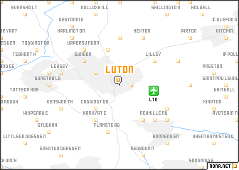 map of Luton