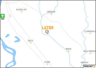 map of Luton