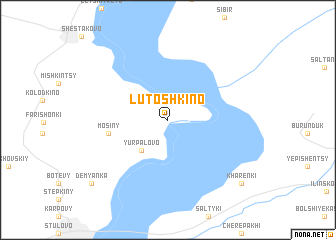 map of Lutoshkino