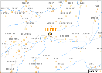 map of Lutot