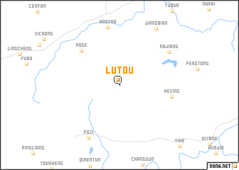 map of Lutou