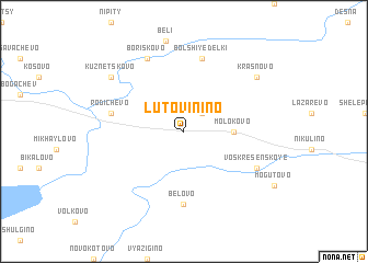 map of Lutovinino