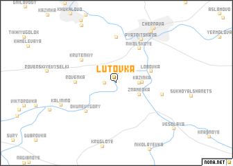 map of Lutovka