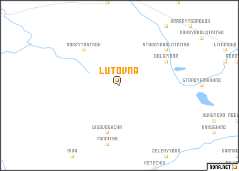 map of Lutovna