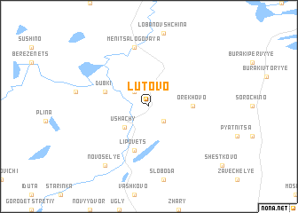 map of Lutovo