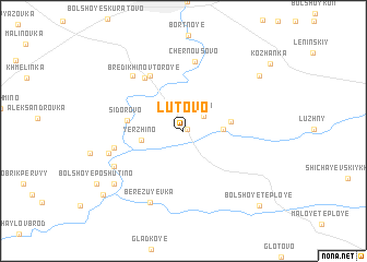 map of Lutovo