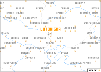 map of Lutowiska