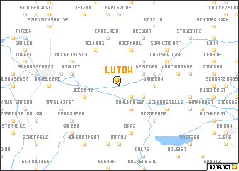 map of Lütow