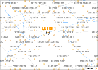 map of Lutran