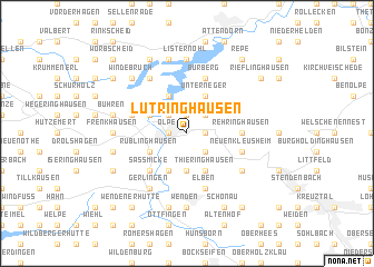 map of Lütringhausen