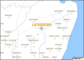 map of Lutsangani