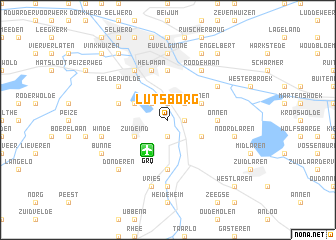 map of Lutsborg