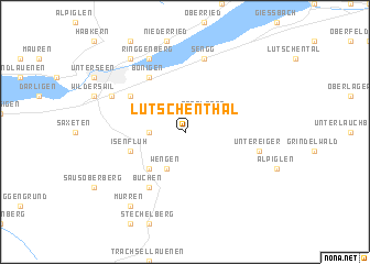 map of Lütschenthal