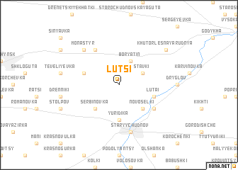 map of Lutsi