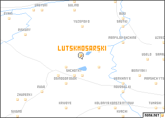 map of Lutsk Mosarski