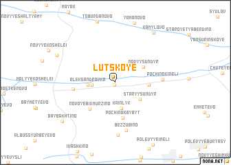map of Lutskoye