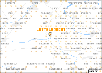 map of Lüttelbracht