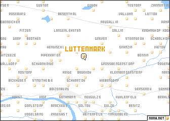 map of Lüttenmark