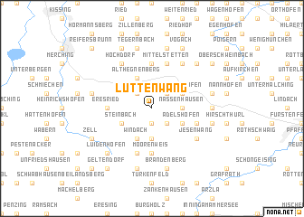 map of Luttenwang