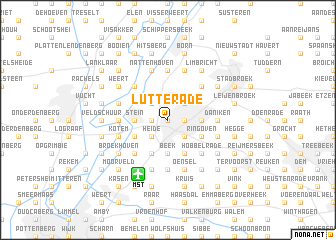 map of Lutterade