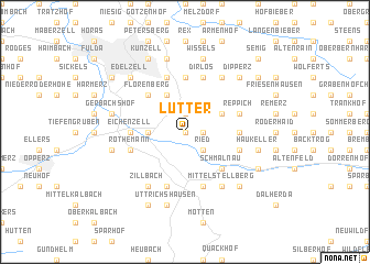 map of Lütter