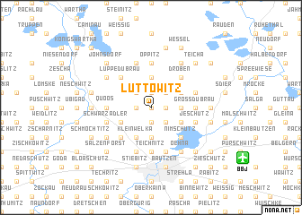 map of Luttowitz