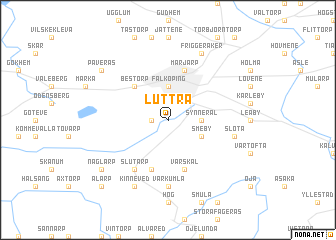 map of Luttra