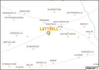 map of Luttrell