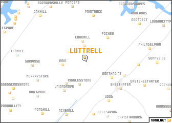 map of Luttrell