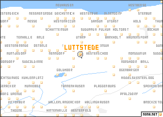 map of Lüttstede