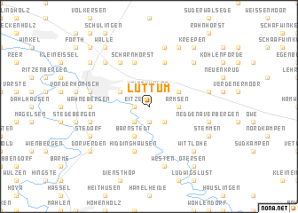 map of Luttum