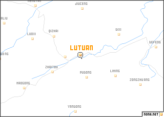 map of Lutuan