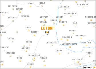 map of Lutuan